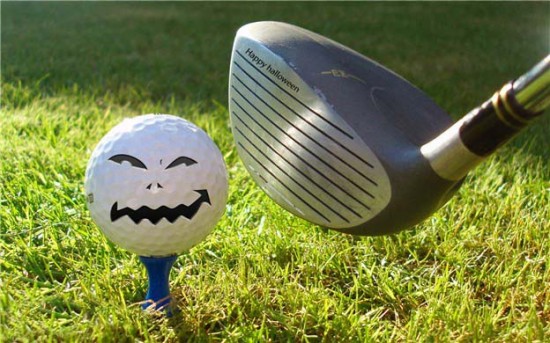 Halloween-golf