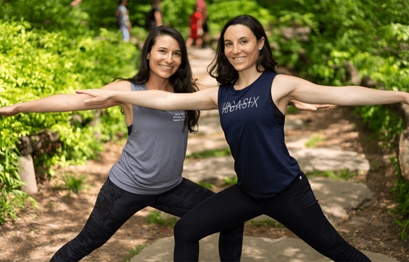 The sisters open a new yoga studio in Coconut Creek