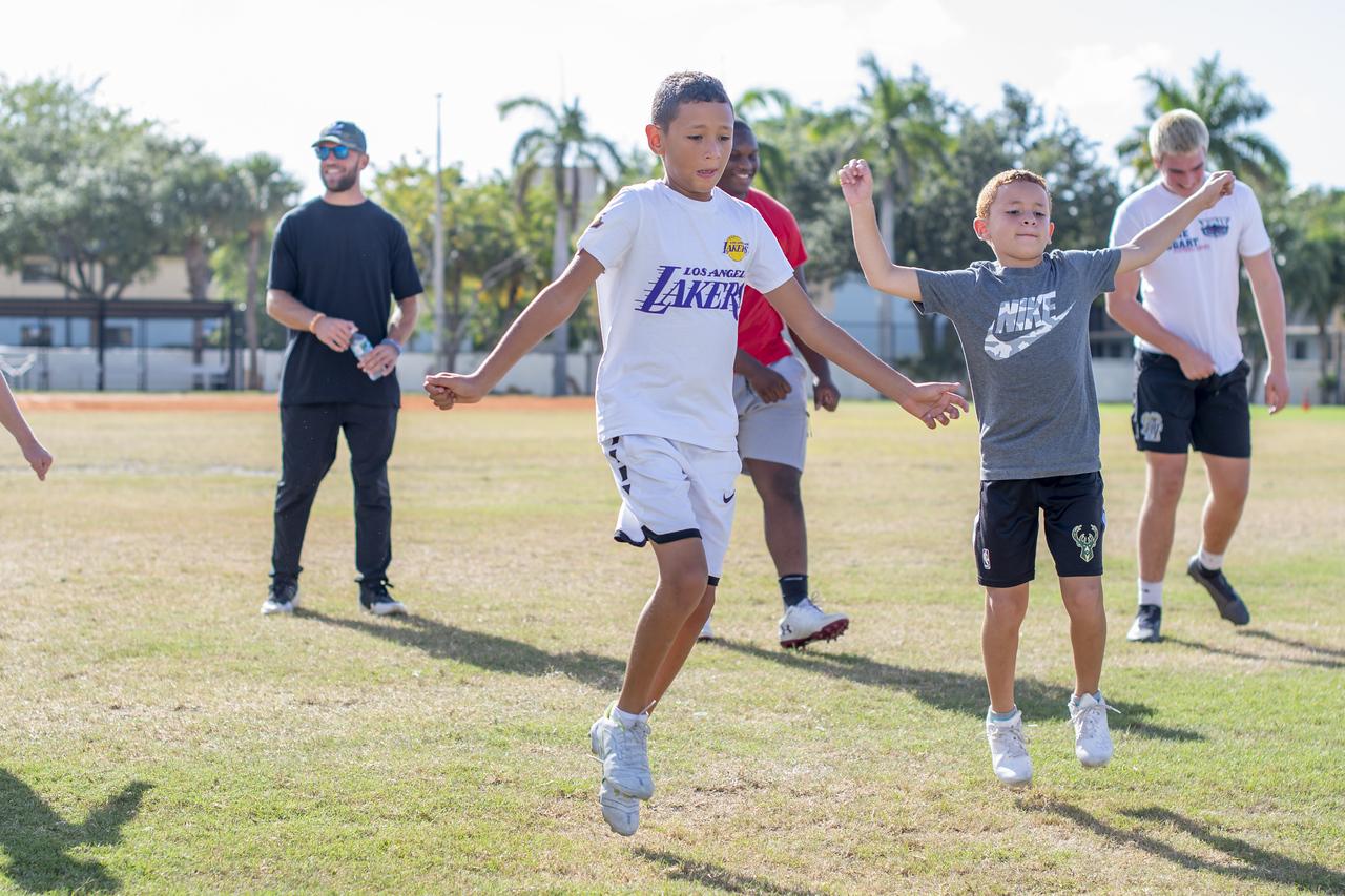 John Garrish of North Broward Prep Hosts Speed Camp in Memory of Older Sister