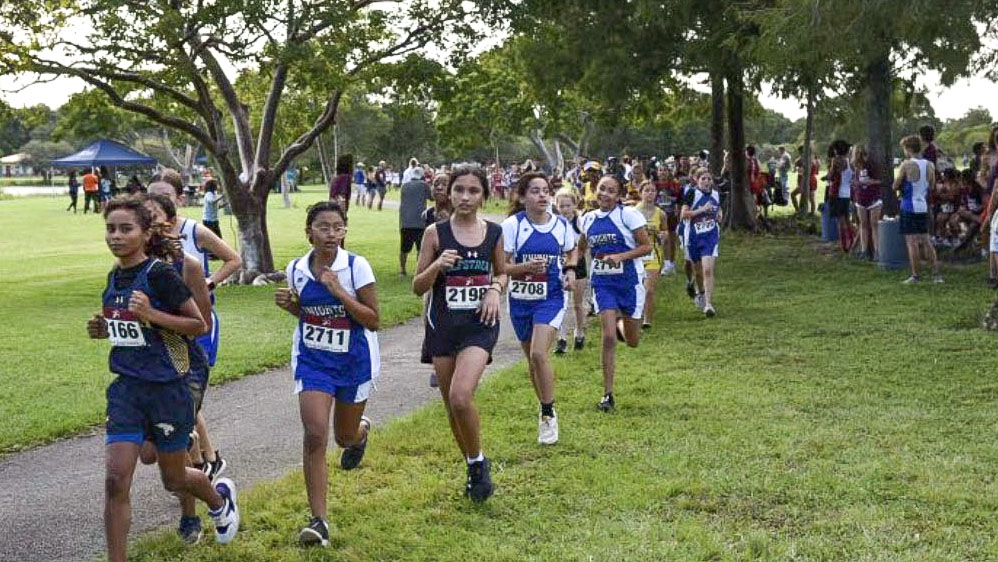 Margate Middle School Cross Country Competes at Tradewinds Park