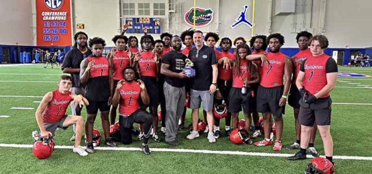 Monarch Football Team Wins 7×7 Tournament at UF: 2 Players Pick Up Offers