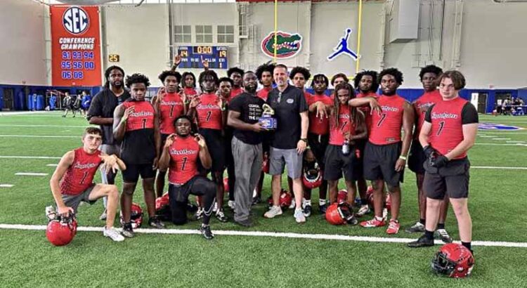 Monarch Football Team Wins 7×7 Tournament at UF: 2 Players Pick Up Offers
