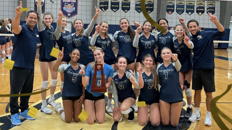 North Broward Prep Girls Volleyball Wins District Championship: Football Records 3rd victory