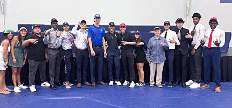 15 North Broward Prep Athletes Make Their Commitment Official on Signing Day