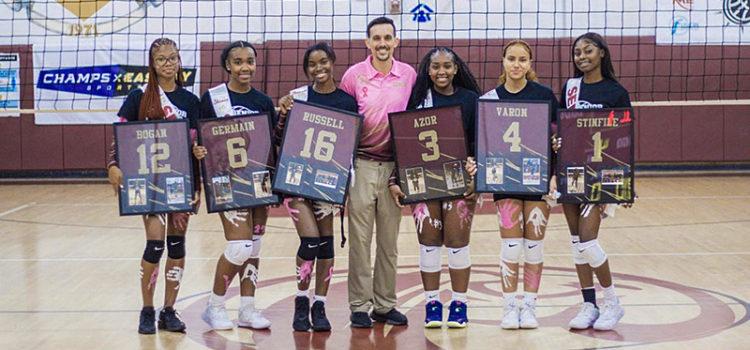 Coconut Creek High School Girls Volleyball Honors 6 During Senior Night Win