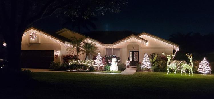 City of Coconut Creek Holds Annual Holiday Light Contest