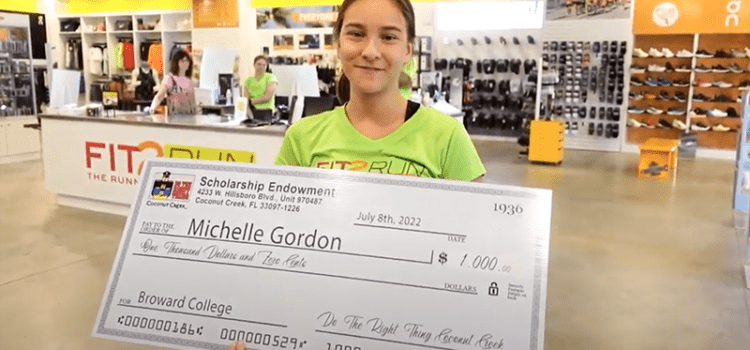 Coconut Creek College Student Wins 1K Scholarship For Helping Classmate