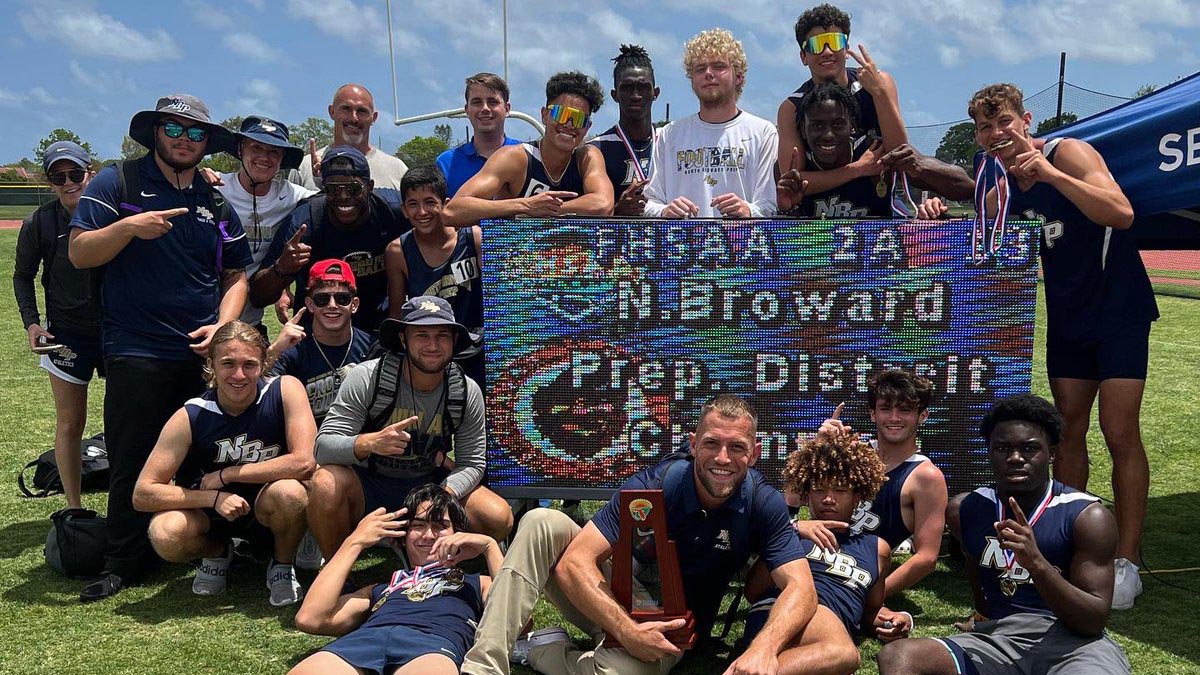 North Broward Prep Boys Track and Field Wins Districts; 3 Other NBP Teams Compete