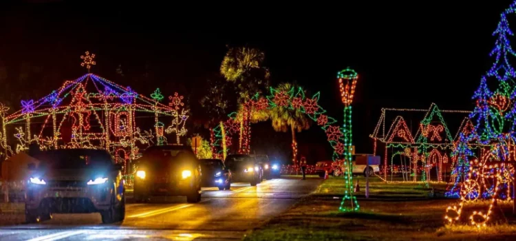 Visit the Holiday Fantasy of Lights at Tradewinds Park